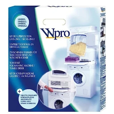 Image of Wpro Universal Stacking Kit with Slide Out Shelf, Fits All 60 x cm Appliances
