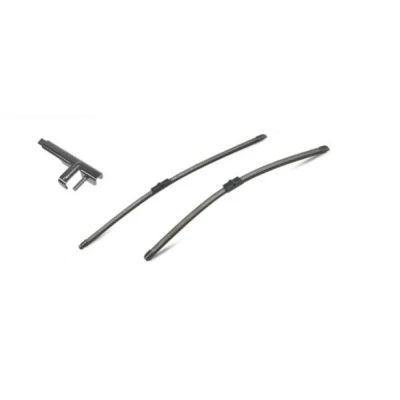 Image of A2048201345 wiper blade DENSO DF 120 550/450mm Flat VAUXHALL: Astra Mk5, Mk5 TwinTop, Kombi, OPEL: H Hatchback