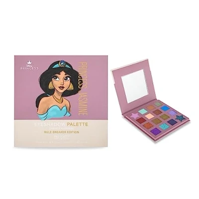 Image of MAD BEAUTY Disney Pure Princess Jasmine Aladdin Sixteen Shade Palette With Mirror, Self Care Cosmetic Gift