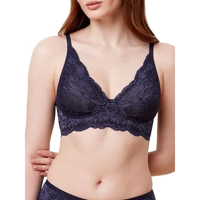 Image of Triumph Women&#039;s Amourette Charm Conscious N03 Bra, Skyline, 34F
