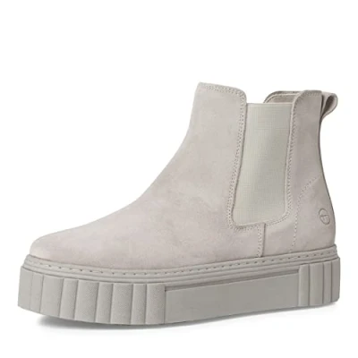 Image of Tamaris Women&#039;s Damen 1 25460 41 Chelsea Boot, Light Grey, 2 UK