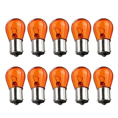 Image of Netagon Branded Long Lasting Replacement Bulbs for Cars, Vans, Vehicles PACK OF 10 (581 12V 21W BAU15S Indicator Bulbs)
