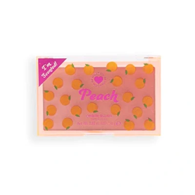Image of I Heart Revolution Makeup Blush, Pressed Powder Blusher, Highly Pigmented, Vegan &amp; Cruelty Free, Peach Ombre, 15g