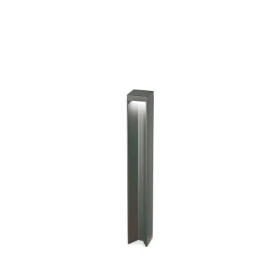 Image of KURT LED Outdoor Bollard Anthracite, 3000K, IP54, Non Dim