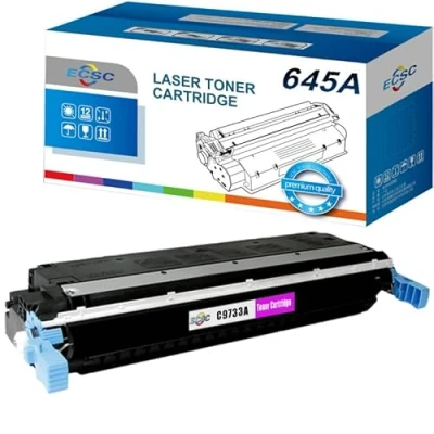 Image of ECSC Toner Cartridge C9733A For Printer, Compatible With HP Color LaserJet 5500 5500DN 5500DTN 5500HDN 5500N 5550 5550DN 5550DTN 5550HDN 5550N (Magenta, 1 Pack)