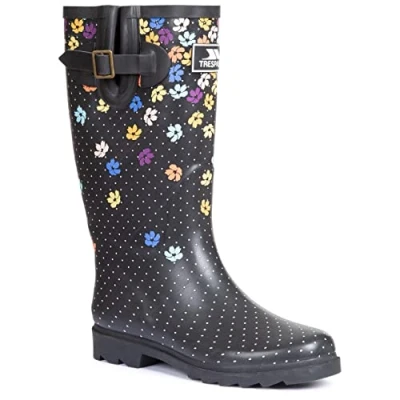 Image of Trespass Womens Wellie Boots Wellington Welly Full Length Knee High Samira