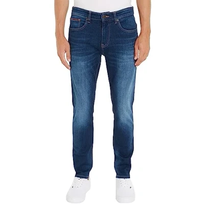 Image of Tommy Jeans Austin Slim fit jeans, Men&#039;s, Size: 31x30, Aspen dark blue stretch
