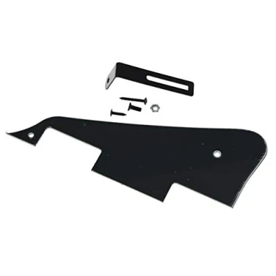 Image of KAISH Black 3 Ply LP Guitar Pickguard with Bracket for Epiphone Les Paul