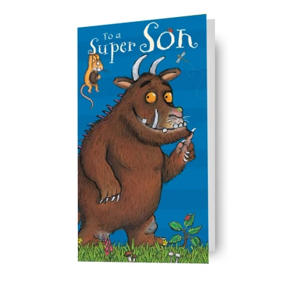 Image of GRUFFALO The Son Birthday Card,Multi,9 x 5 inch