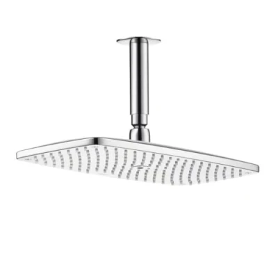 Image of hansgrohe Raindance E 360 Air overhead shower with ceiling connector, chrome 27381000