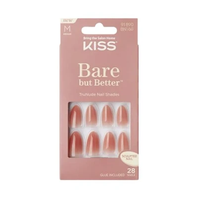 Image of KISS Bare But Better Nails Fairest Nude, 31 Ct.