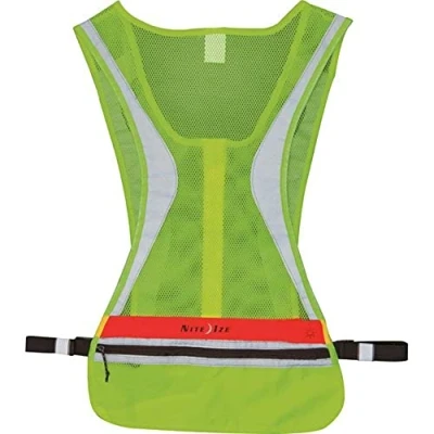 Image of Nite Ize Unisex&#039;s LED Run Vest, Neon Yellow, S/M