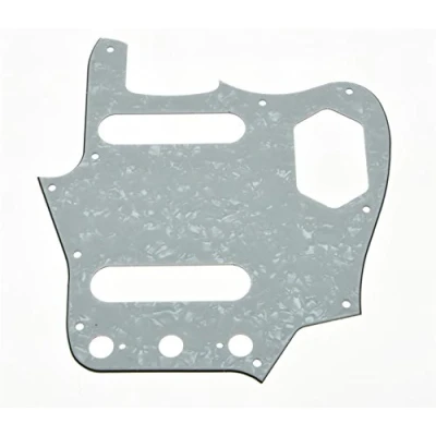Image of KAISH Vintage JAG Guitar Pickguard Scratch Plate Fits American Jaguar White Pearl