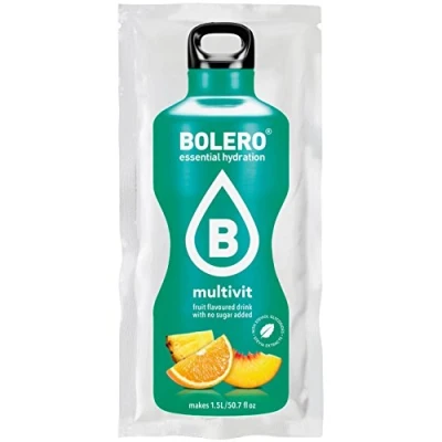 Image of Bolero Essential Hydration Sugar Free Fruit Drink Multivit 12 Sachets