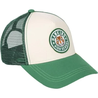 Image of CERDÁ LIFE&#039;S LITTLE MOMENTS Stranger Things Beanie with Curved Visor for Adults Cap, Green, One Size