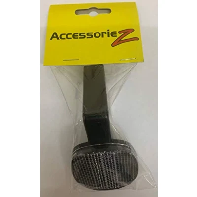 Image of Accessoriez Front Reflector + V Brake Bracket,Black