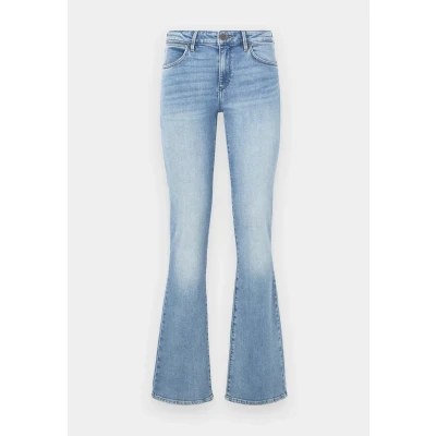 Image of Wrangler Women&#039;s Bootcut Jeans, stelth, 31W x 30L