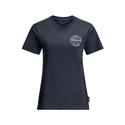 Image of Jack Wolfskin Campfire T Shirt Night Blue XS