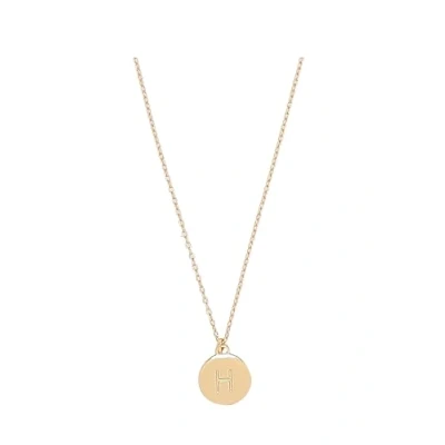 Image of Kate Spade New York H Mini Pendant, Gold