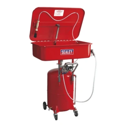Image of Sealey Mobile Parts Cleaning Tank Air Operated with Reservoir