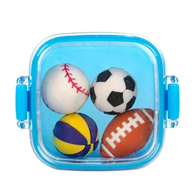 Image of Idena 20110 Eraser in Box, 4 Balls