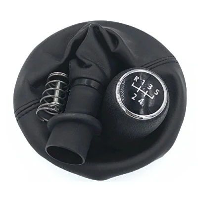 Image of HZTWFC 5 Speed Gear Stick Shift Knob Fit for VW Transporter T5 T5.1 Gp