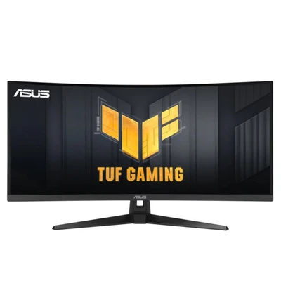 Image of ASUS TUF VG34VQ3B Wide Quad HD 34&quot; Curved LED Gaming Monitor Black, Black