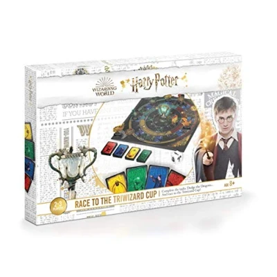 Image of Cartamundi Harry Potter Race to the Triwizard Cup Game, Calling All Super Fans Ideal For 2 3 Players, Great Gift Kids Aged 8+