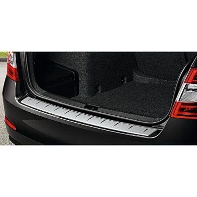 Image of Skoda 5E9064711B Boot Sill Protector Rear Guard Strip Bumper Silver (Only for Combi)