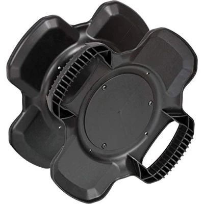 Image of Brennenstuhl Rubber Cable Reel X Gum (Empty Drum Made of Special Mixture for Long Term Load with Integrated Handle) Black