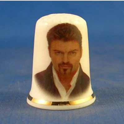 Image of Birchcroft Porcelain China Collectable Thimble George Michael