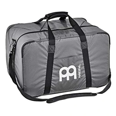 Image of MEINL Percussion Professional Cajon Bag with Shoulder Strap and Carrying Grip Carbon Grey (MCJB CG)