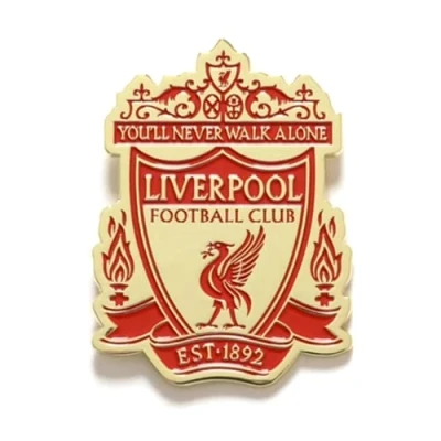Image of Liverpool FC Gold Crest Fridge Magnet LFC Official