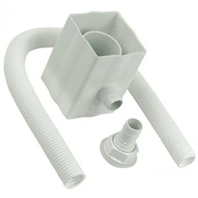 Image of FloPlast RVS1W White Rainwater Diverter (Conects to 65MM Square and 68MM Round Downpipe),