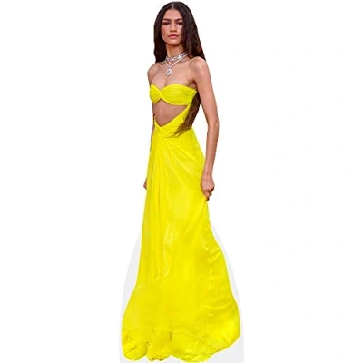 Image of Zendaya (Yellow Dress) Mini Size Cutout