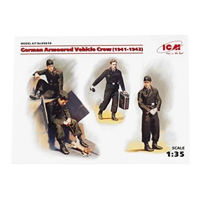 Image of ICM ICM35614 1:35 German Armoured Vehicle Crew (1941 42) 4 Figs