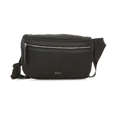 Image of DKNY Women&#039;s R23iea41 bsv 1 Crossbody, Black/Silver, Medium