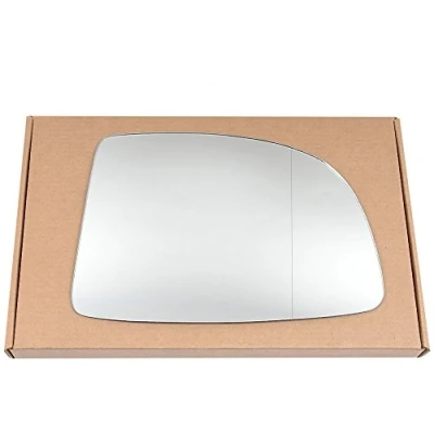 Image of Less4spares Wing Mirror Glass Right Compatible with Kia Carens 2006 2012 STICK ON Driver Off Side Blind Spot