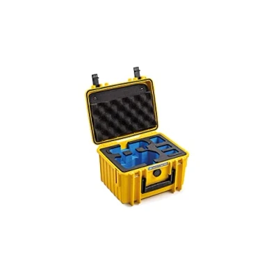 Image of B&amp;W International Outdoor Transport Case Type 2000 for DJI Mini 3 Pro, Pro Fly More Combo Drone Waterproof, Dustproof and Indestructible Yellow