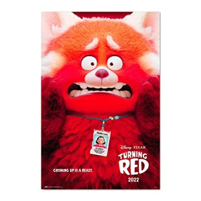 Image of Grupo Erik Disney Pixar Turning Red Poster 36 x 24 inches / 91.5 61 cm Shipped Rolled Up Cool Posters Art &amp; Prints Wall