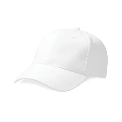 Image of Beechfield B65 Pro Style Heavy Brushed Cotton Cap White