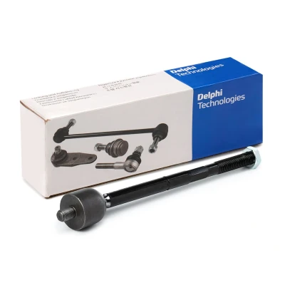 Image of 3812F6 Inner Tie Rod DELPHI TA2621 Front Axle Left, Right M12x1 261mm 245mm CITROËN: C3 II, DS3 Hatchback