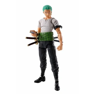 Image of TAMASHII NATIONS, One Piece Roronoa Zoro Romance Dawn Action Figure by Bandai Spirits S.H.Figuarts