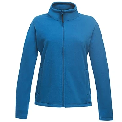 Image of Regatta Women&#039;s Ladies Micro Full Zip Fleece Jacket, Blue (Oxford), 18 (Manufacturer Size:18)