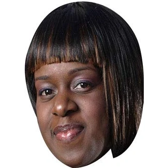 Image of FoxyPrinting Kim Eastenders Celebrity Cardboard Party Face Mask Fancy Dress