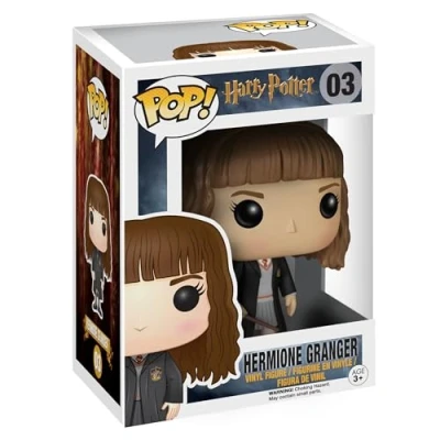 Image of Funko POP! Movies: Harry Potter Hermione Granger Collectable Vinyl Figure Gift Idea Official Merchandise Toys for Kids &amp; Adults Movies Fans Model Collectors and Display
