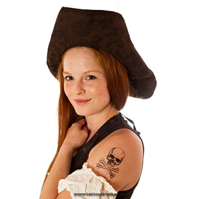 Image of 5 x Skull Tattoos and Bones Tattoo Pirates