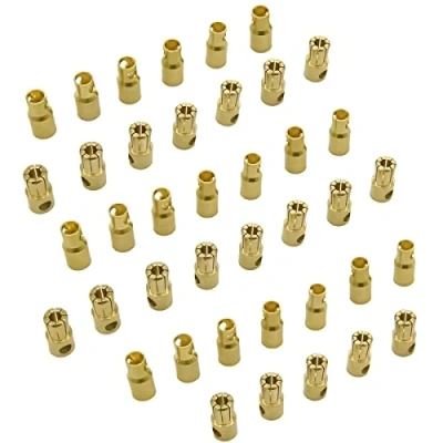 Image of FLY RC 20 Pairs Gold Plated 6.0mm 6mm Male Female Banana Plug Bullet Connector for ESC Motor Lipo Battery