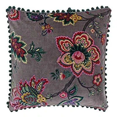Image of Paoletti Palampur 50X50 Poly Cushion Mink Cotton One Size