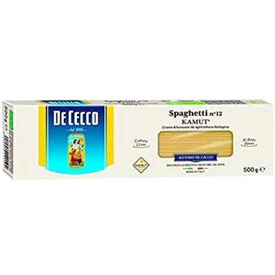 Image of DE CECCO Spaghetti KAMUT BIO 500GR Pack of 3